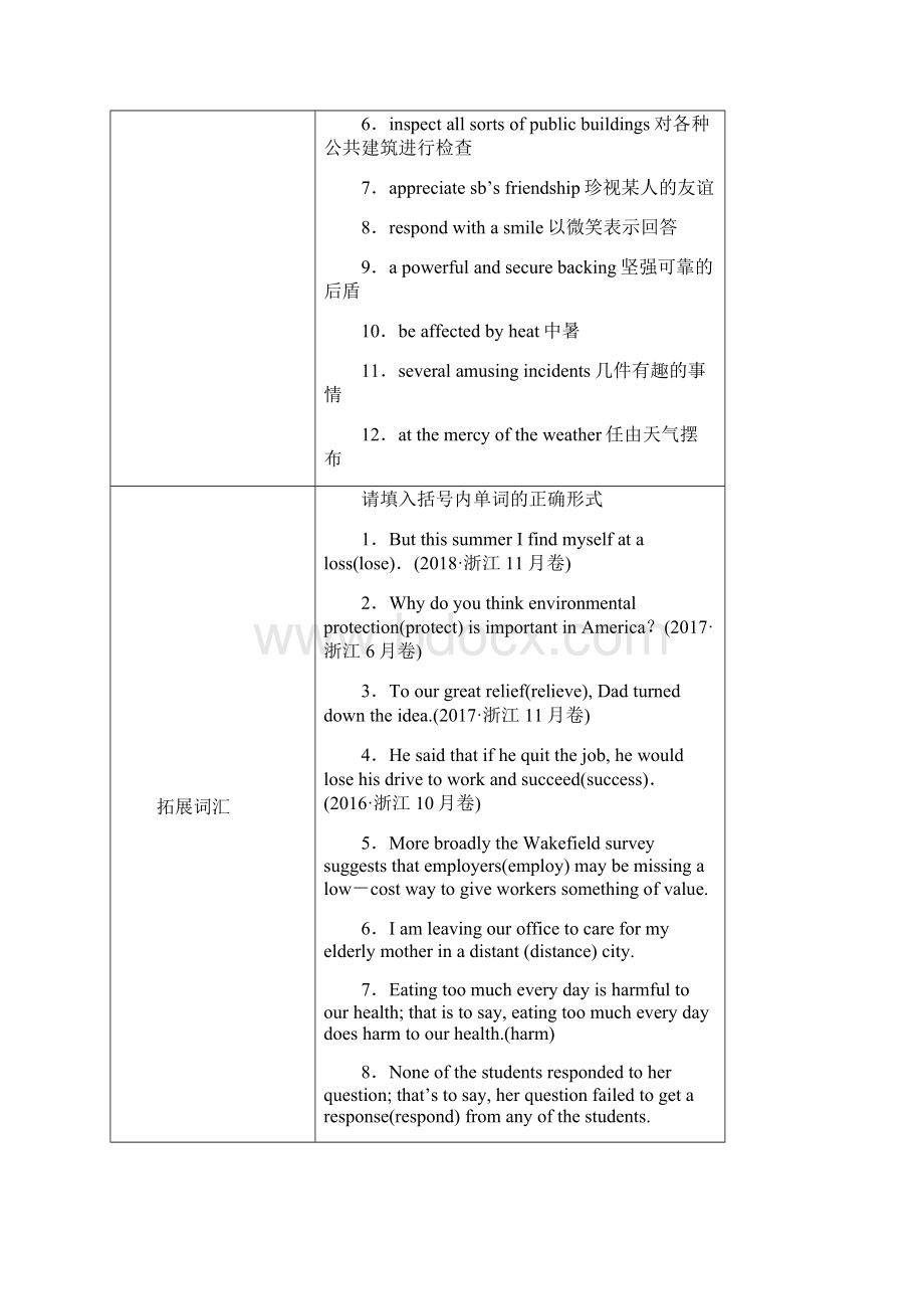 高三英语一轮复习精品学案浙鲁京琼Unit 4 Wildlife protection1.docx_第2页