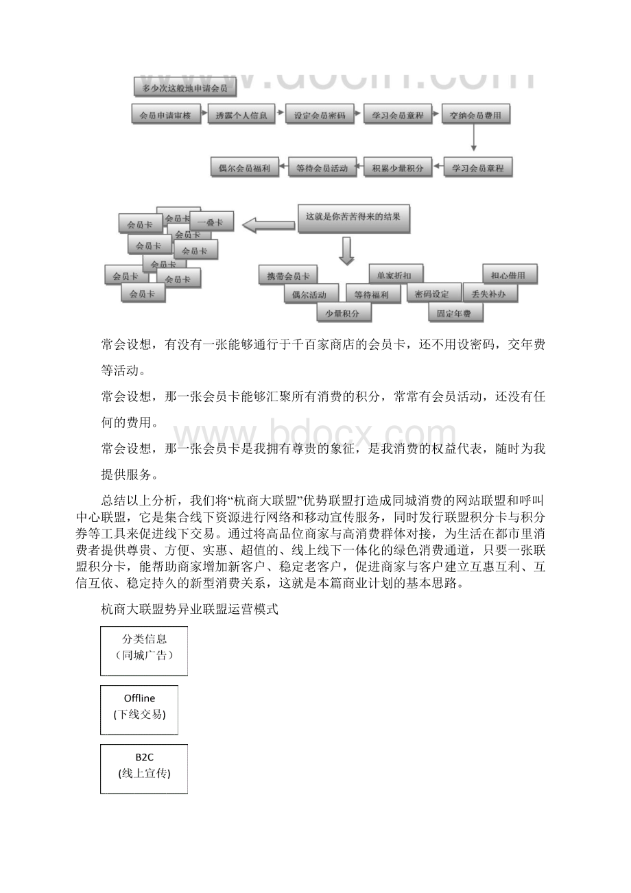 XX地区百业商圈异业联盟商业计划书Word文档下载推荐.docx_第3页