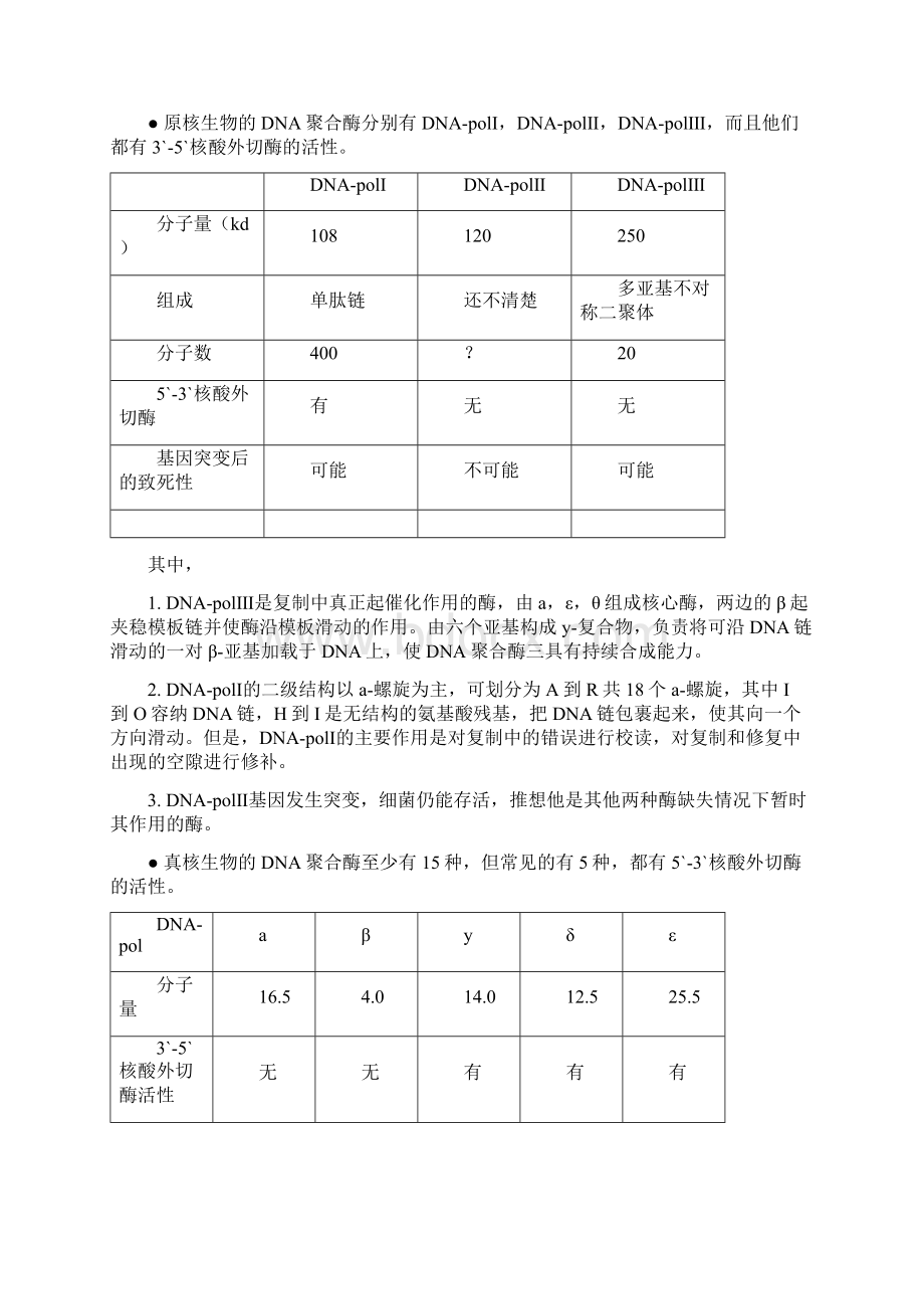 复制DNA损伤修复逆转录转录Word格式文档下载.docx_第2页