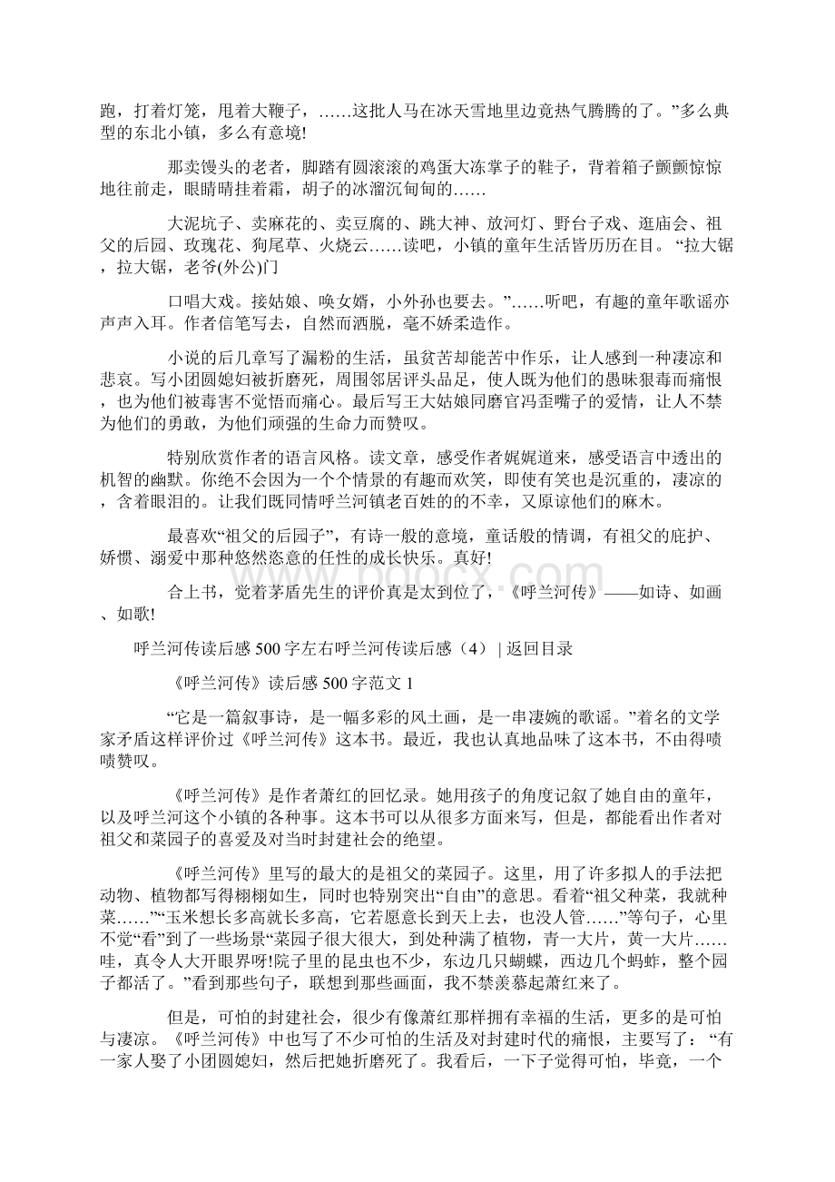 呼兰河传读后感共9篇Word下载.docx_第3页