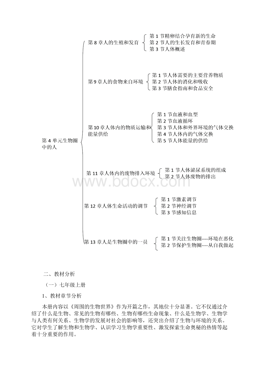 苏教版七年级生物教材分析.docx_第2页