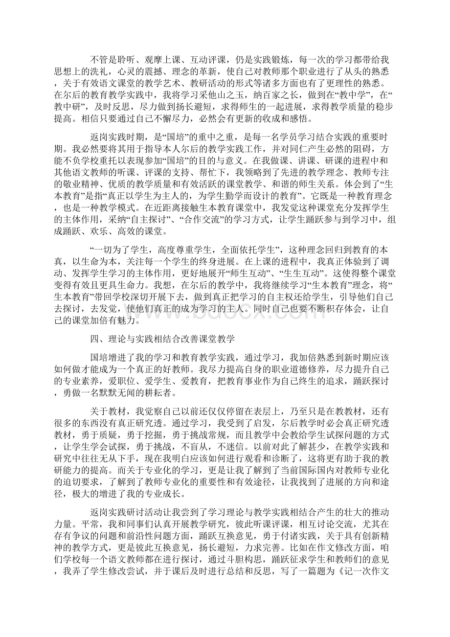 教师培训返岗实践总结Word文件下载.docx_第2页