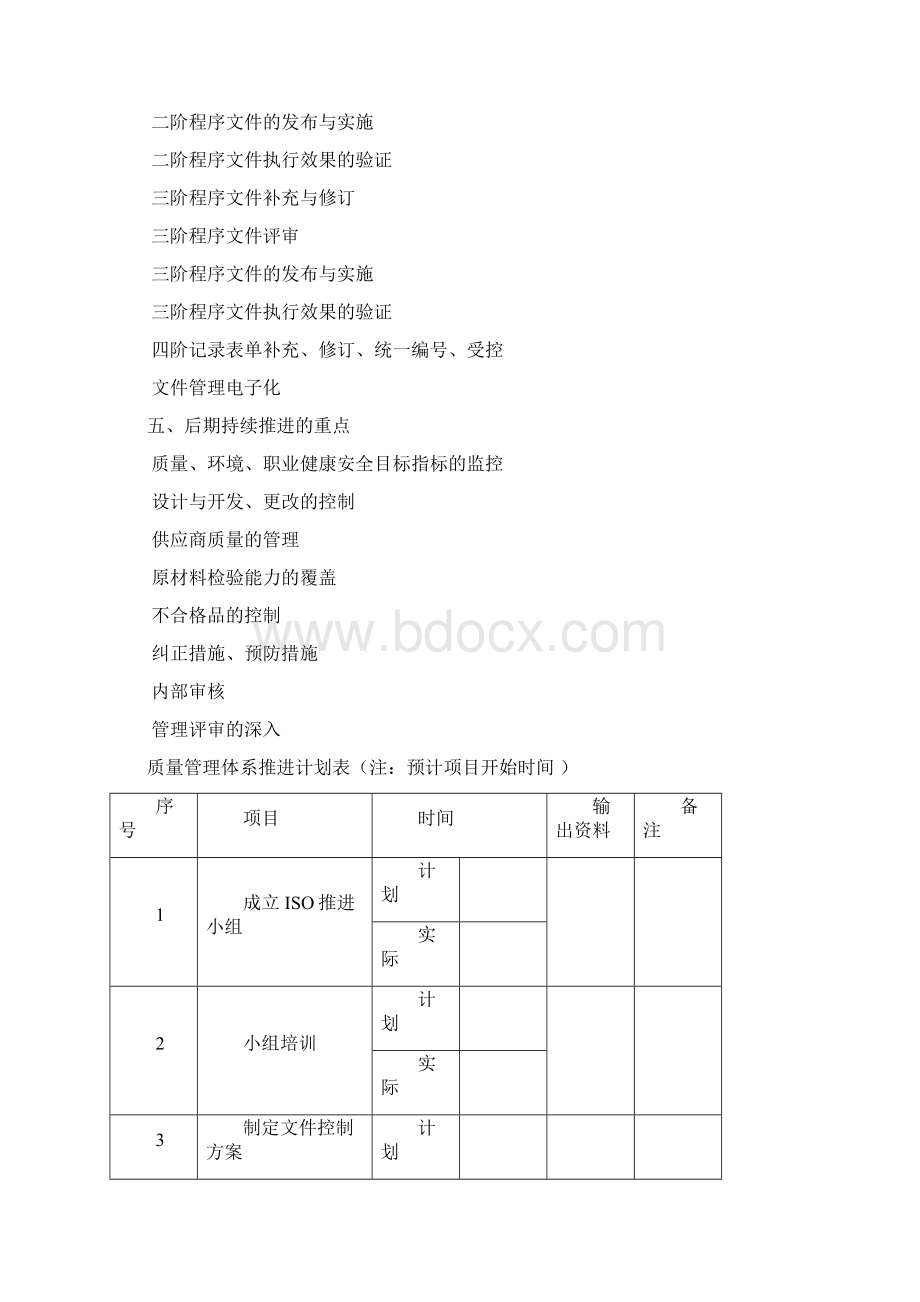 质量管理体系推进计划书总23页Word格式.docx_第3页