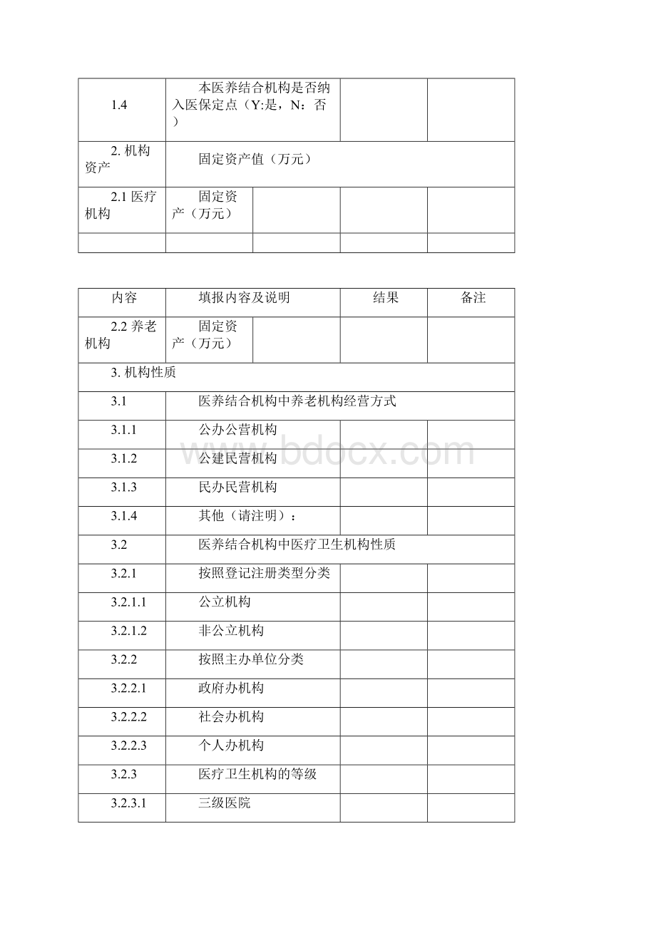 医养结合机构统计信息表试行模板Word格式.docx_第3页