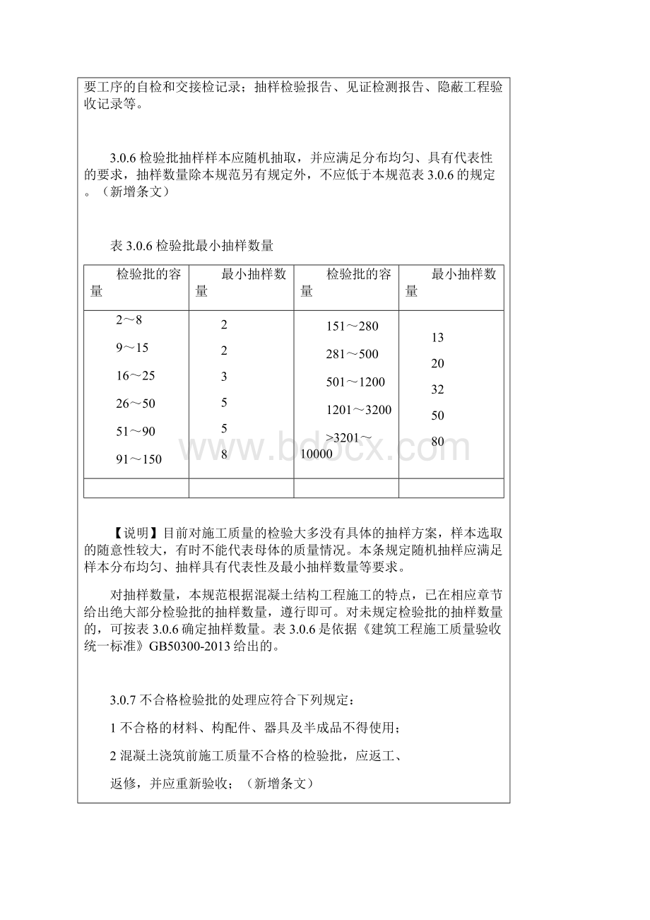 混凝土结构工程施工质量验收规范修订的主要内容Word格式文档下载.docx_第3页