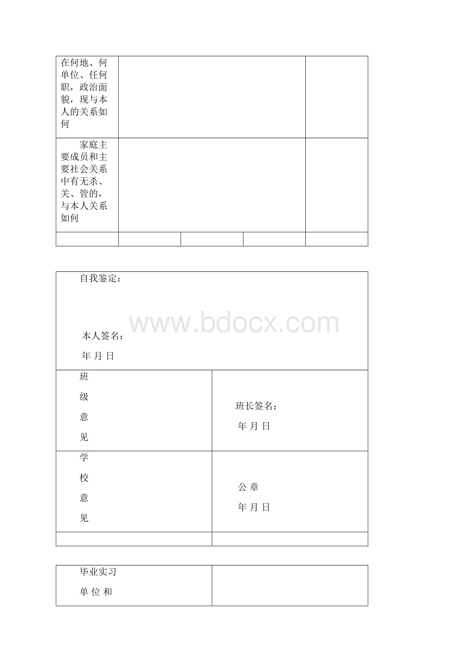 中等专业学校毕业生登记表贵州.docx_第3页