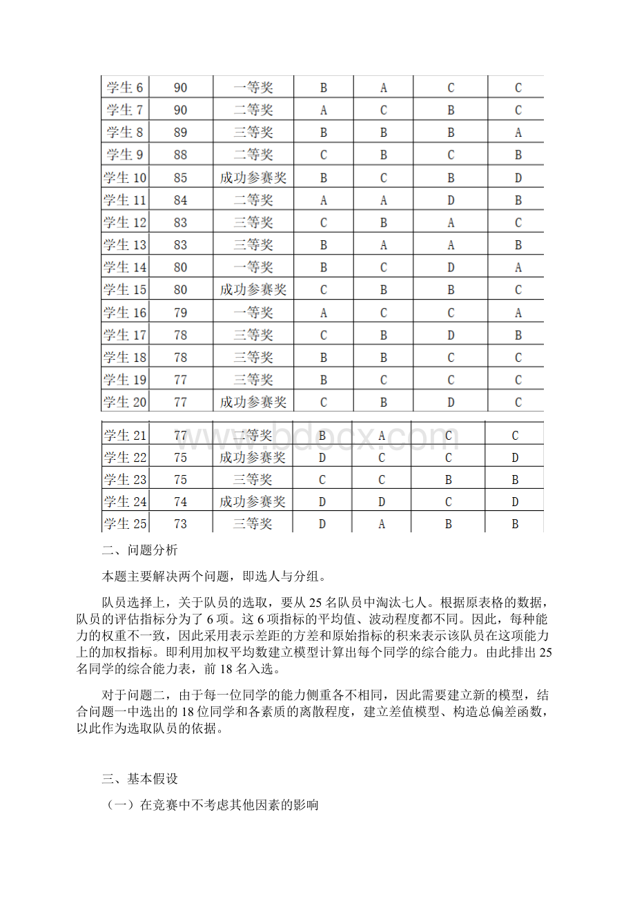 数学建模队员选拔和组队Word格式.docx_第3页