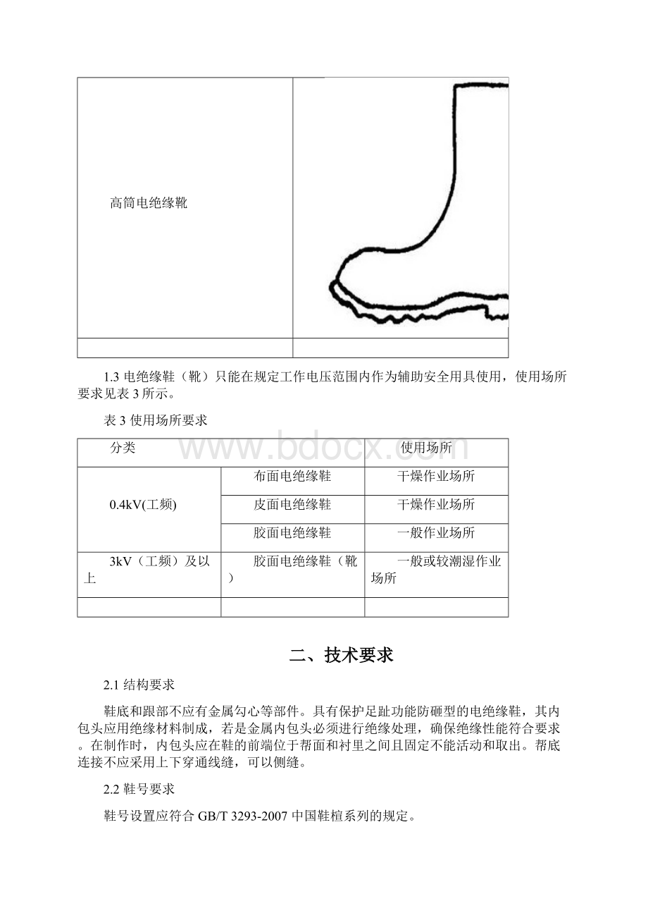 电绝缘鞋技术规范说明Word文档下载推荐.docx_第3页