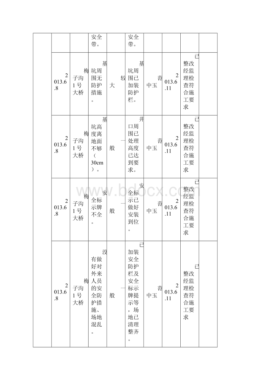 安全隐患排查巡视检查台帐.docx_第2页