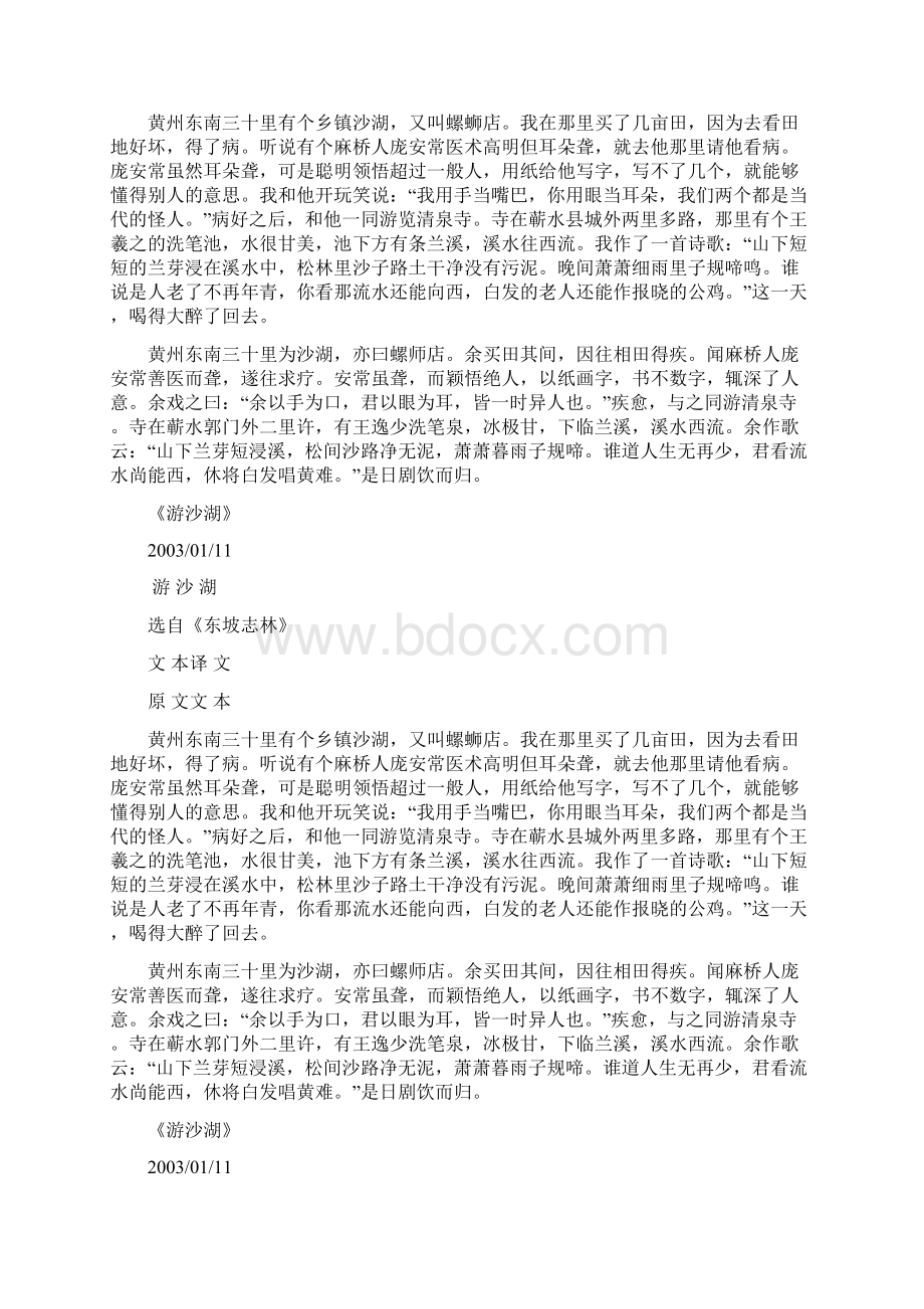 《游沙湖》译文doc.docx_第3页