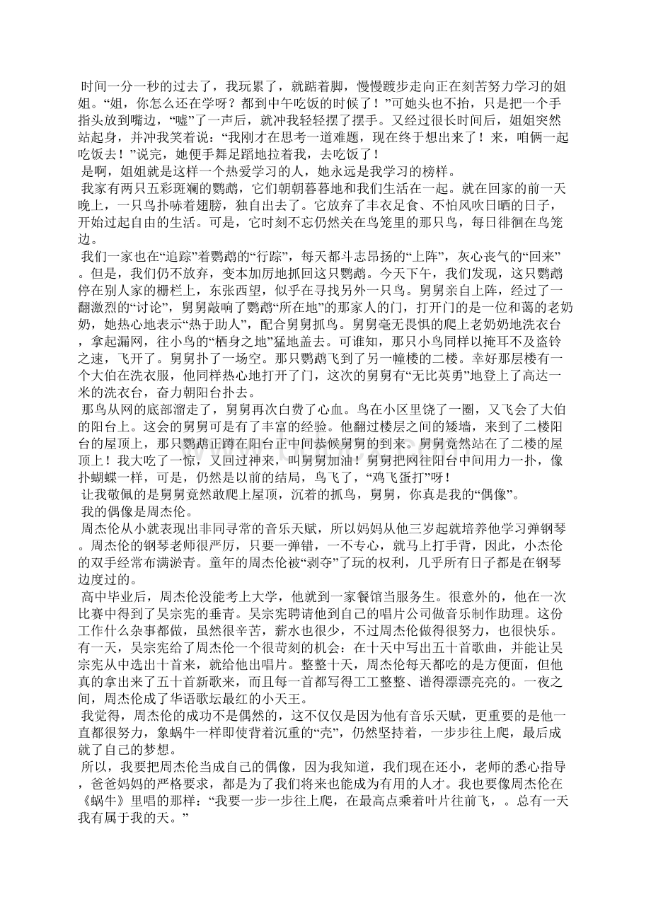 我的偶像作文600字我的偶像Word下载.docx_第2页