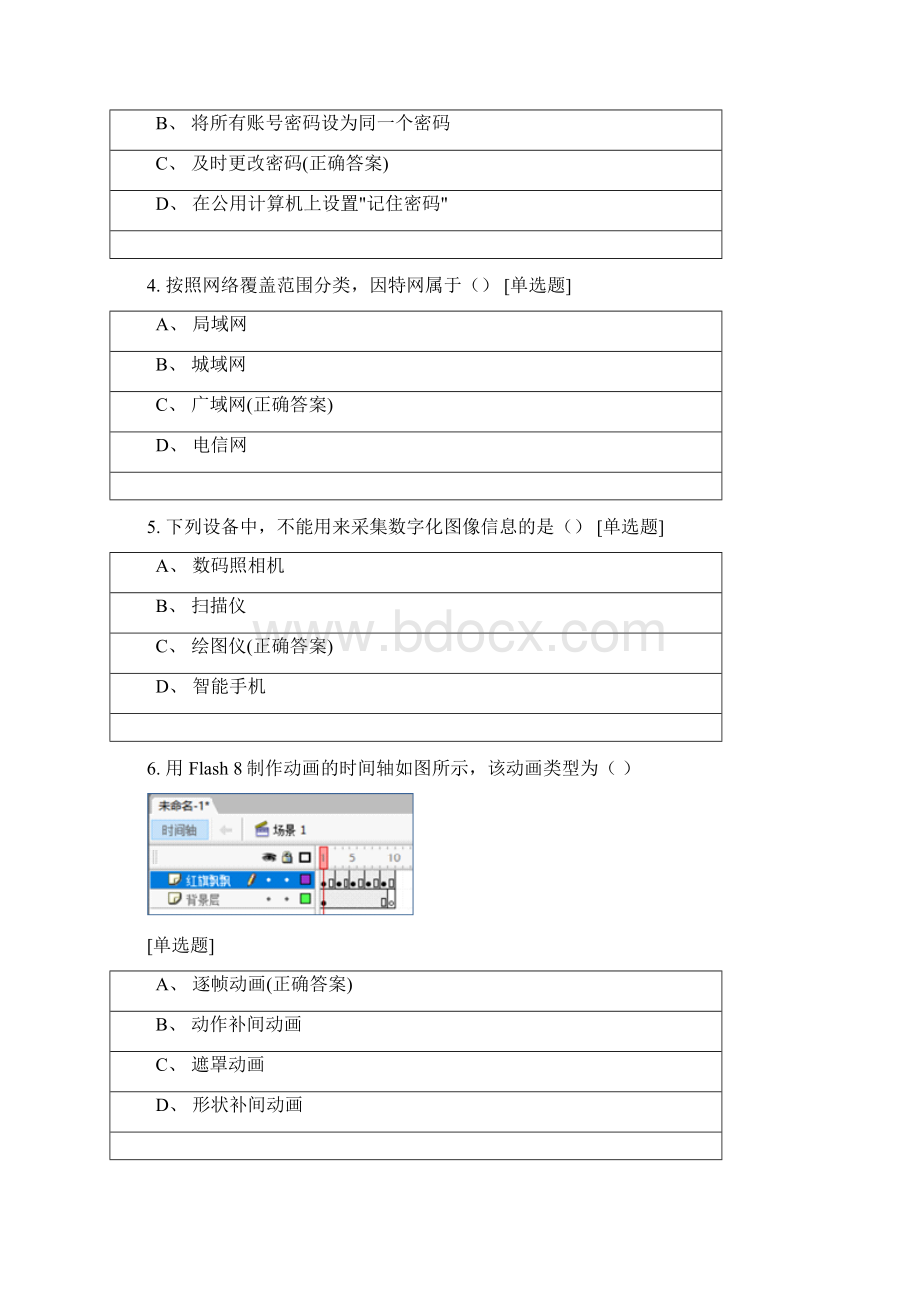 初中信息技术选择题题库.docx_第2页