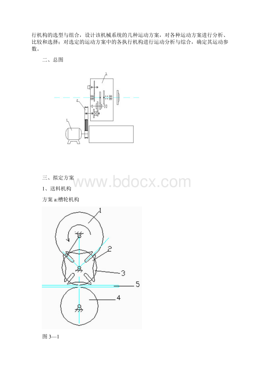 医用棉签卷棉机设计机械原理课程设计WordWord格式.docx_第3页