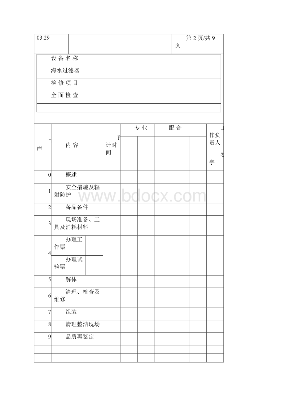 QWG03290海水过滤器维修规程Word格式.docx_第3页