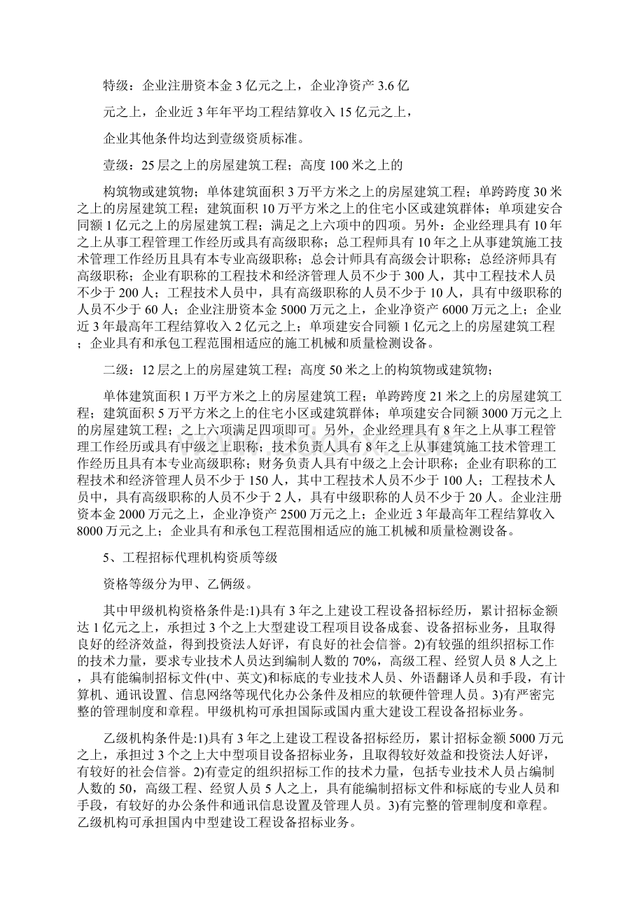 建筑工程管理有关工程建设各方所需要的资质精编.docx_第3页