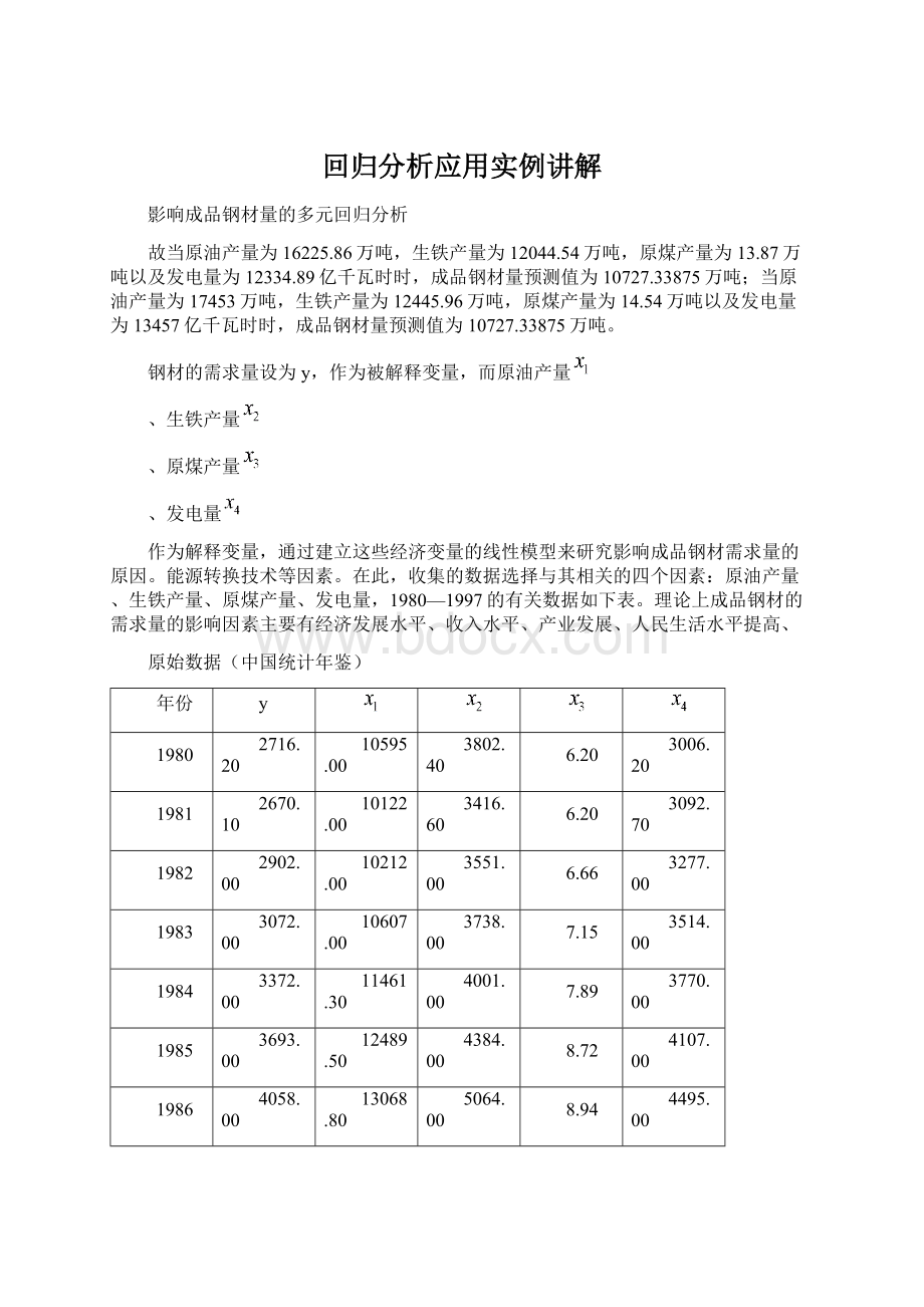 回归分析应用实例讲解Word文档格式.docx_第1页