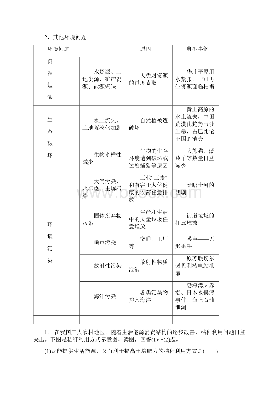 高三一轮复习地理可持续发展学案.docx_第2页