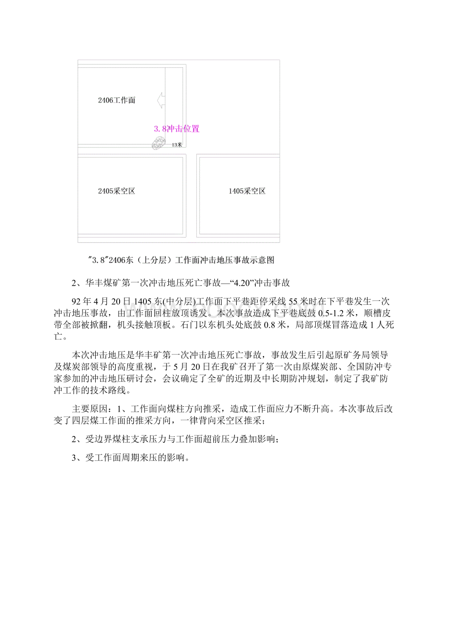 华丰煤矿发生冲击地压事故案例分析0分解Word格式.docx_第2页