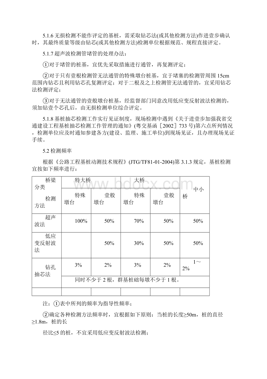 建筑工程施工管理广东省公路工程基桩检测工作实施意见Word文档格式.docx_第3页