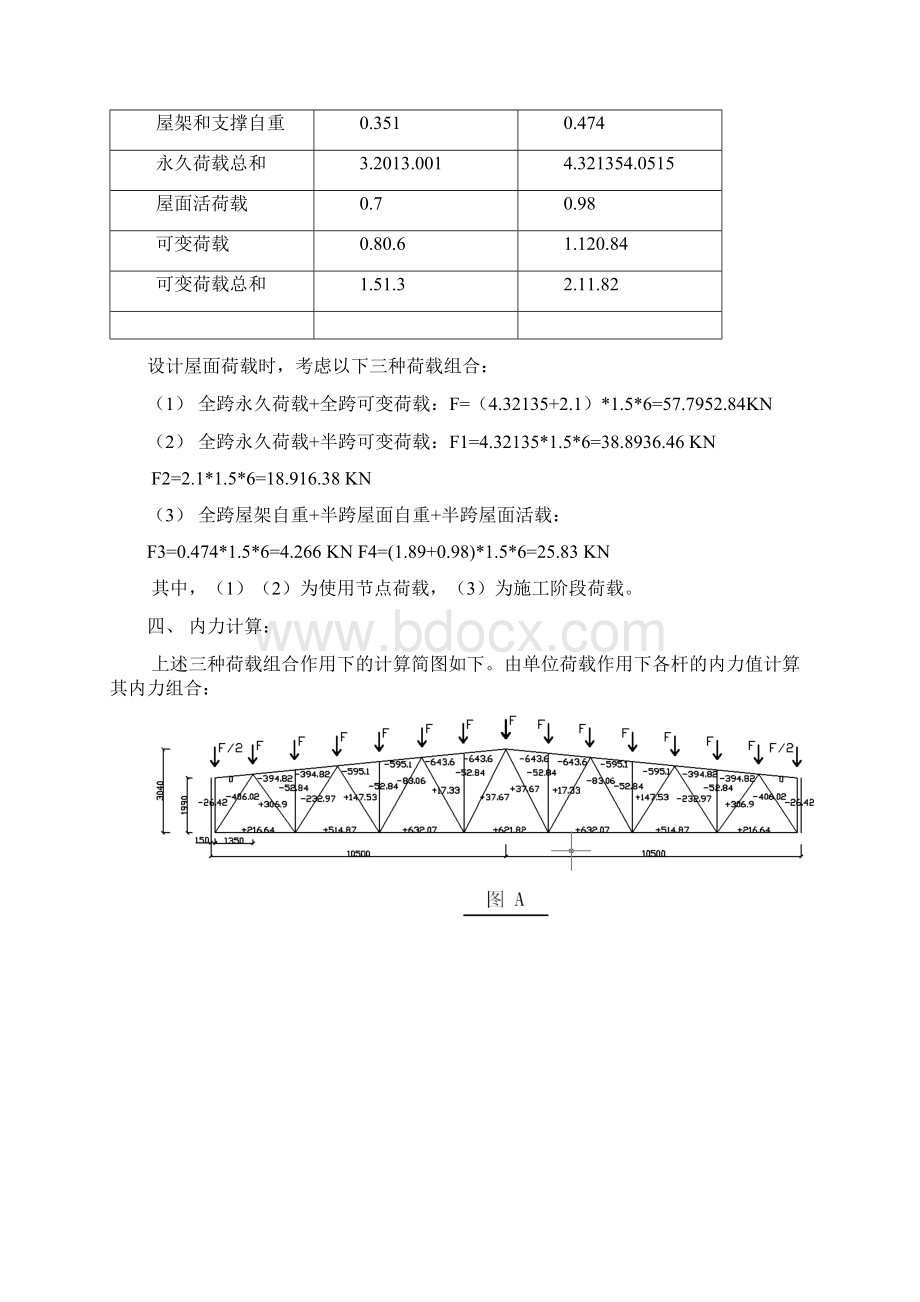 钢结构课程设计计算书Word下载.docx_第2页