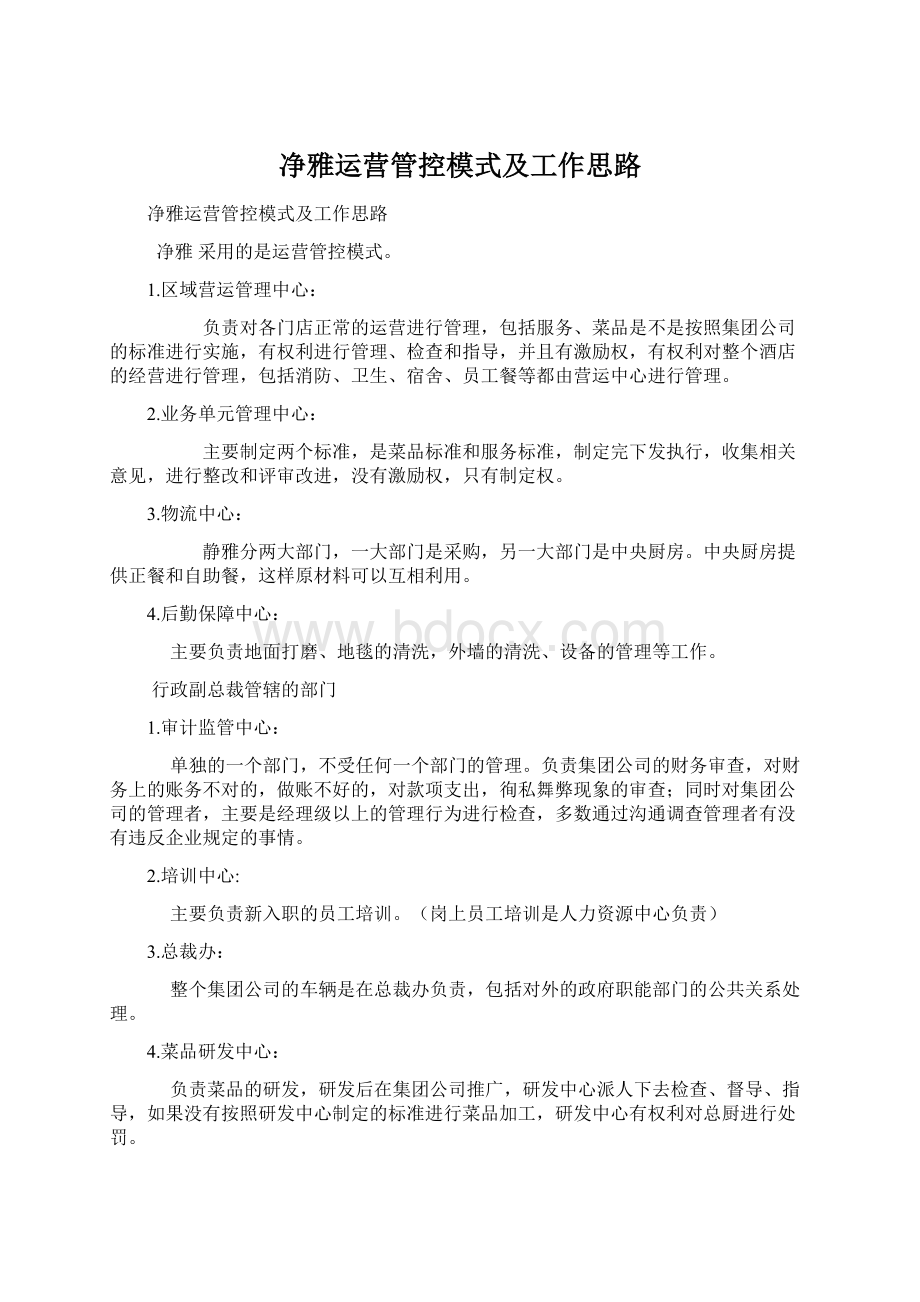 净雅运营管控模式及工作思路.docx_第1页