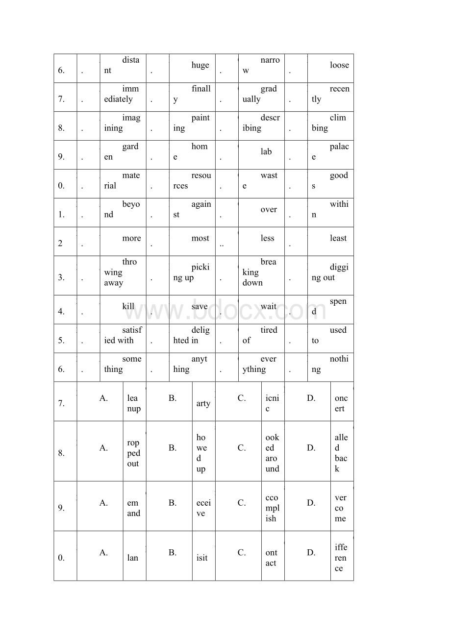 高考英语二轮复习完形填空+词汇真题Word格式.docx_第2页