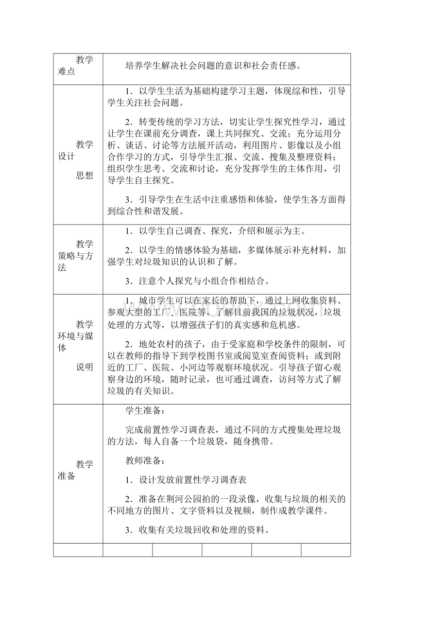 三年级环境教育优秀教案《垃圾的处理》文档格式.docx_第2页