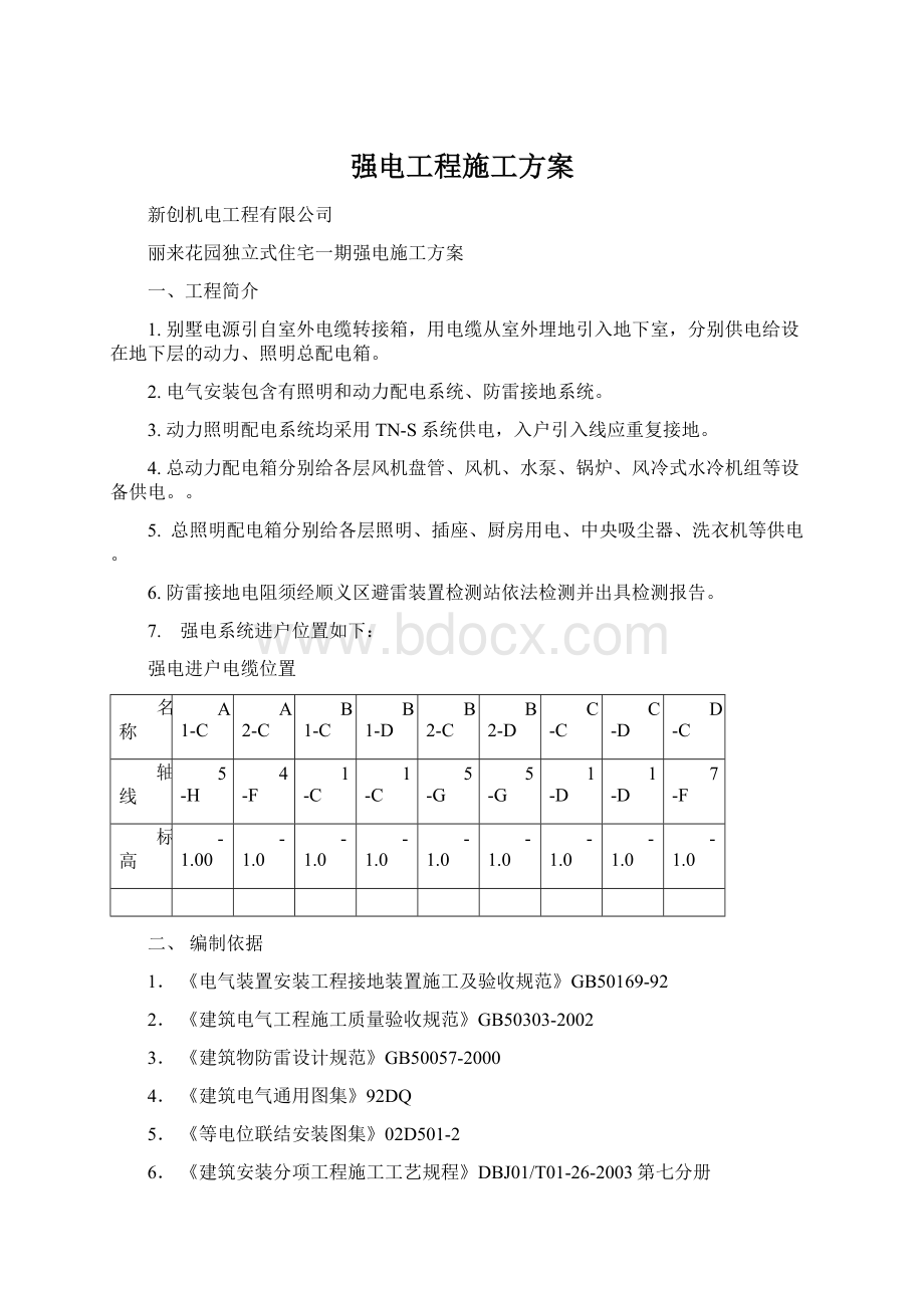 强电工程施工方案.docx_第1页