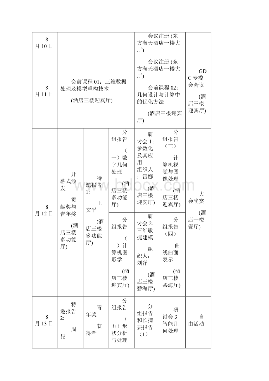 全国几何设计与计算学术会议山东工商学院计算机科学与技术Word格式.docx_第2页