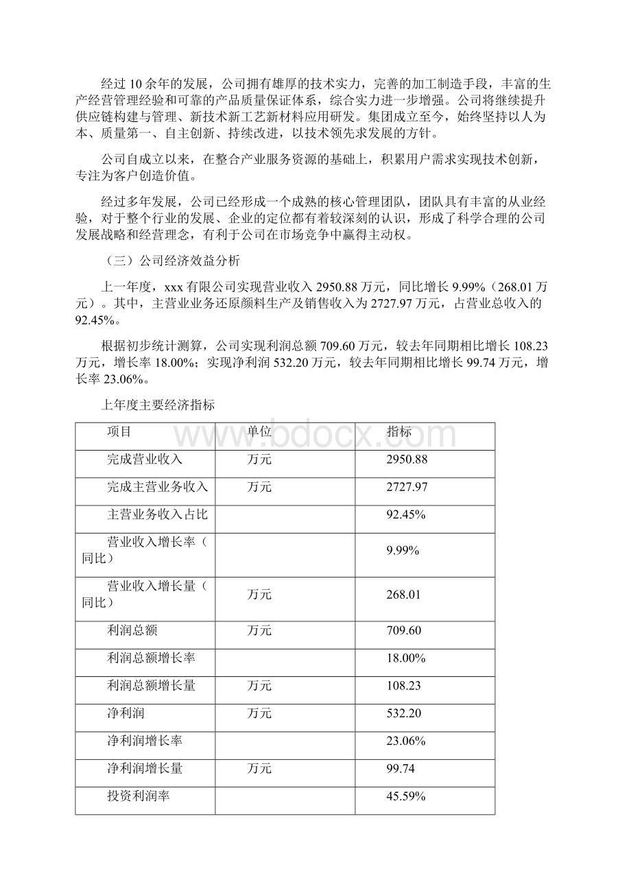 还原颜料项目可行性研究报告.docx_第2页