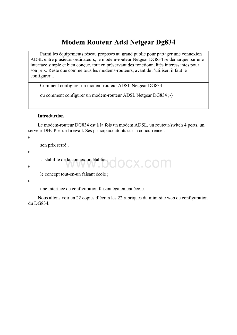 Modem Routeur Adsl Netgear Dg834.docx_第1页