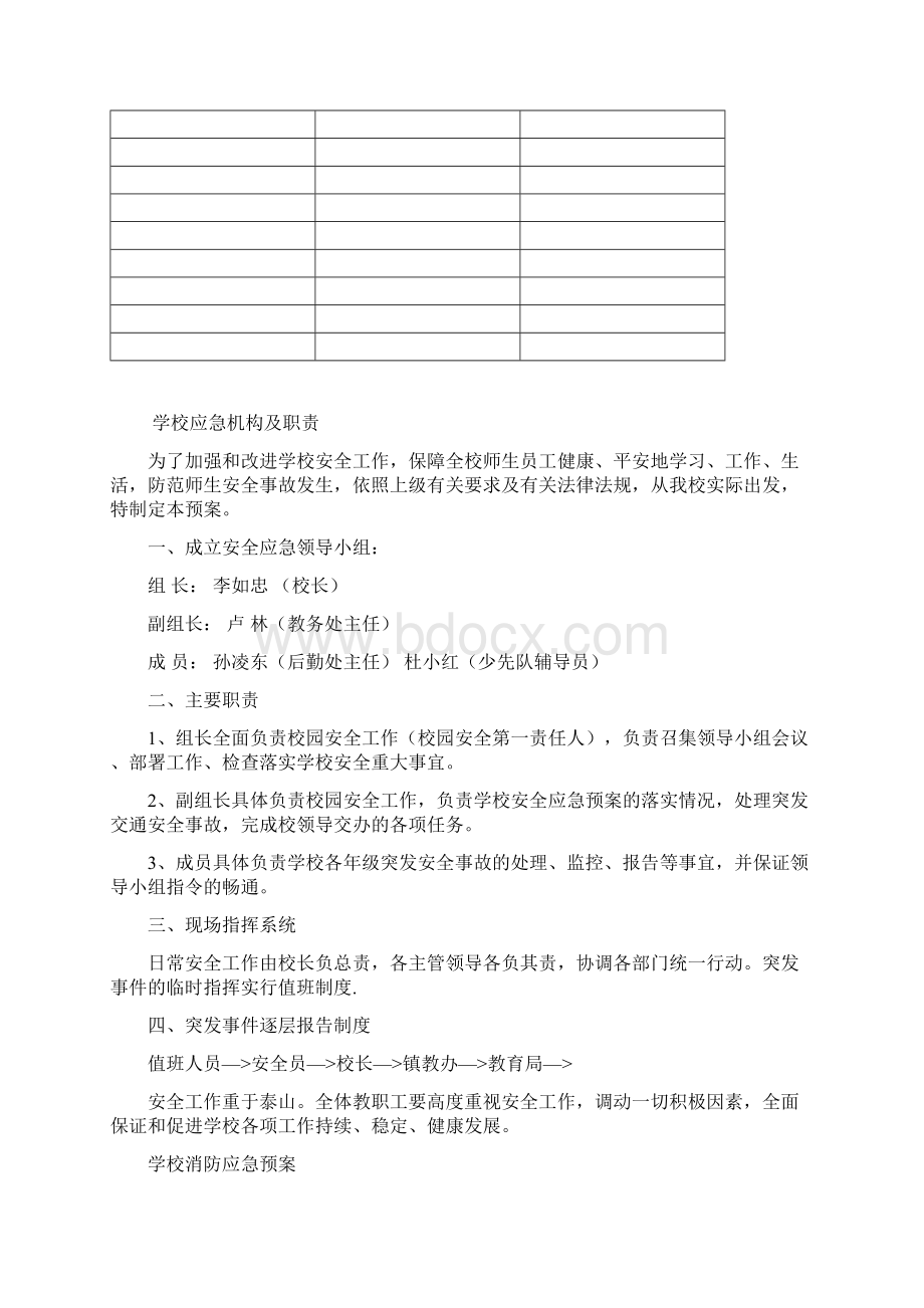 学校各种应急预案汇编修订Word格式.docx_第2页