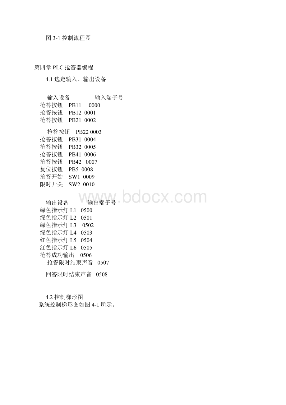 四路抢答器的plc控制线路的设计Word格式文档下载.docx_第3页