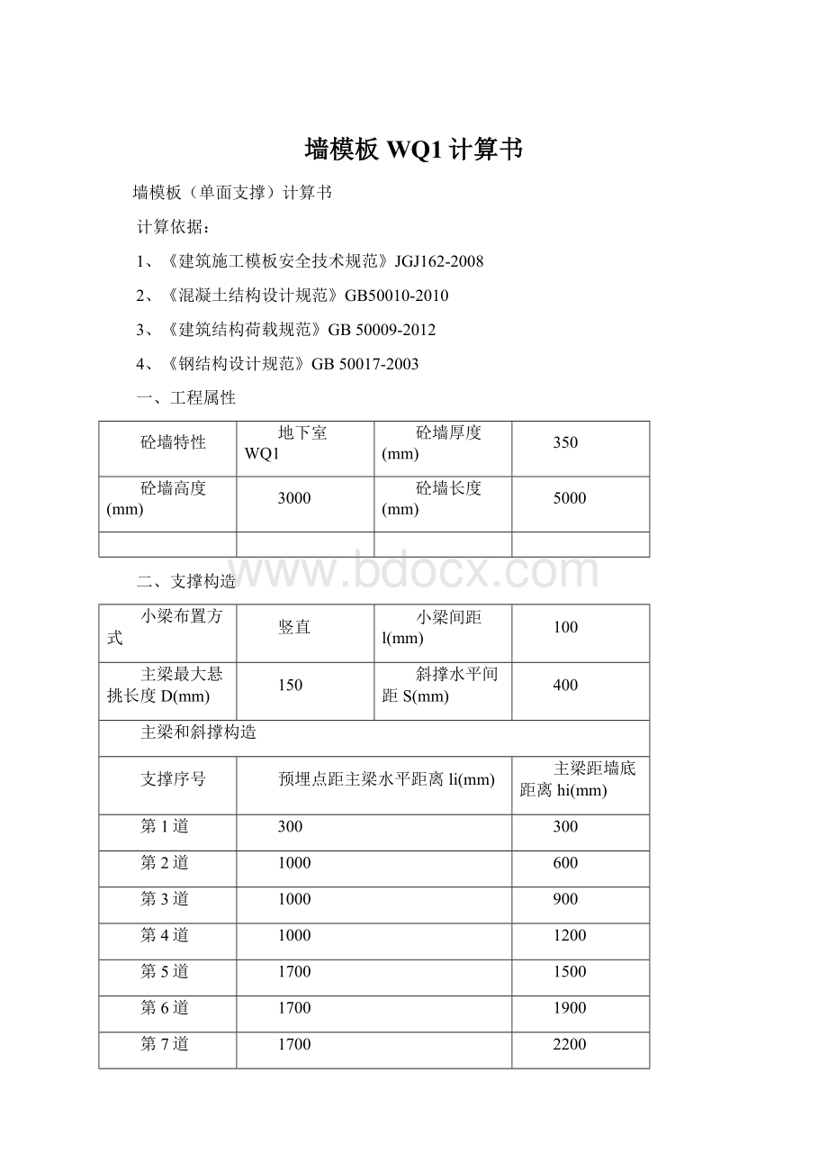 墙模板WQ1计算书.docx