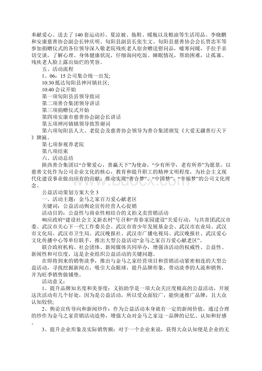 公益活动策划方案大全Word格式.docx_第3页