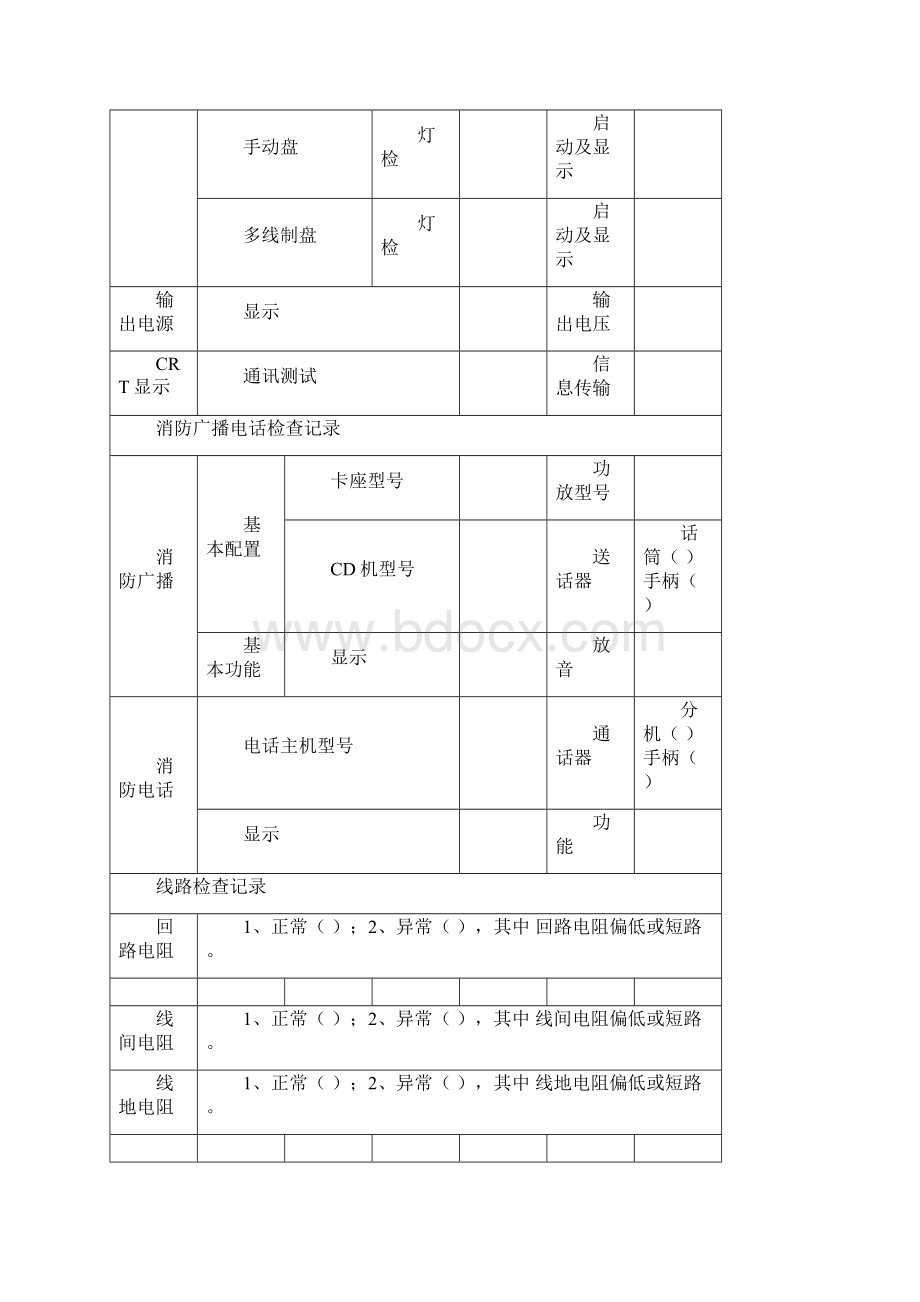 消防维保检查记录表.docx_第2页