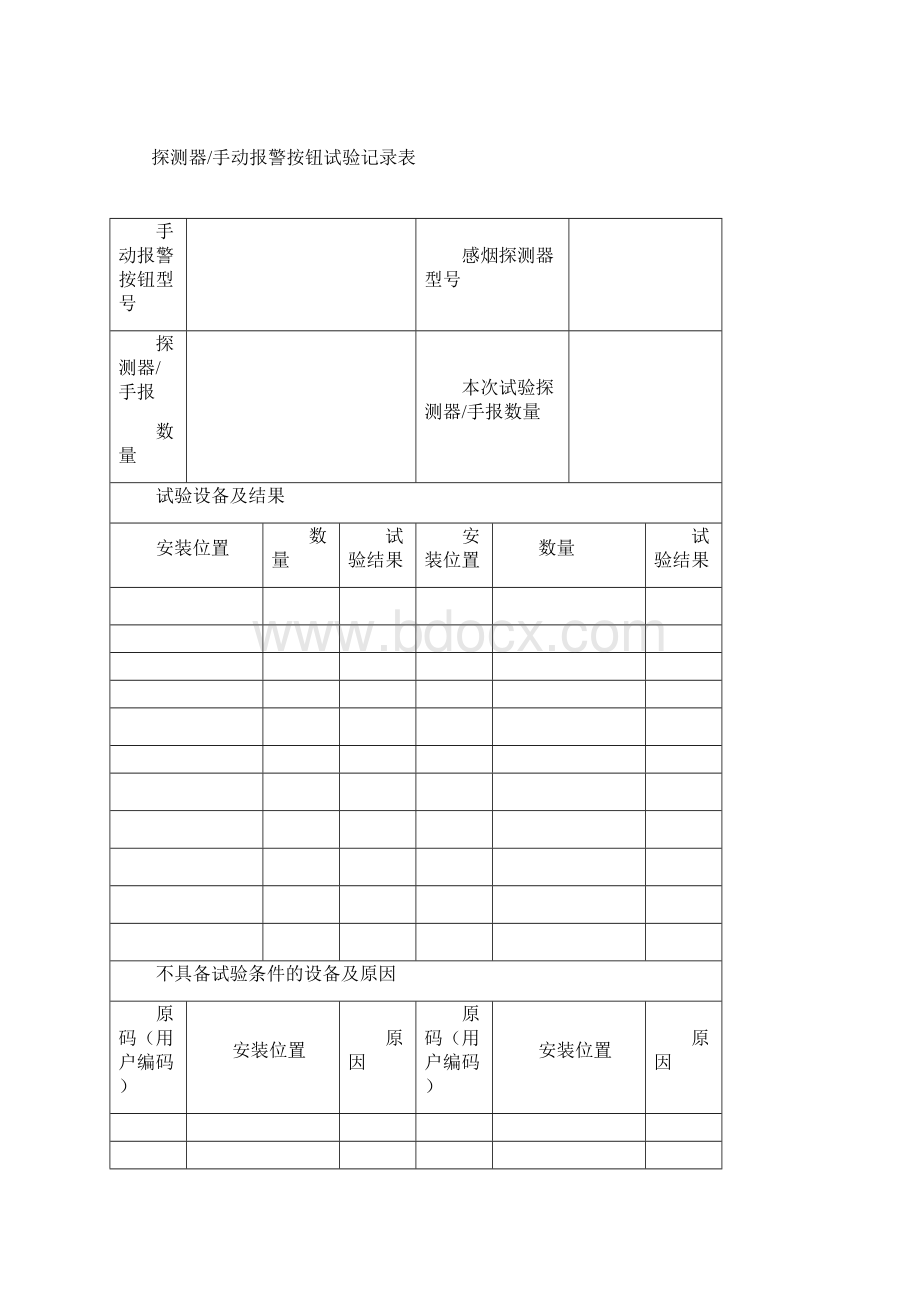 消防维保检查记录表文档格式.docx_第3页