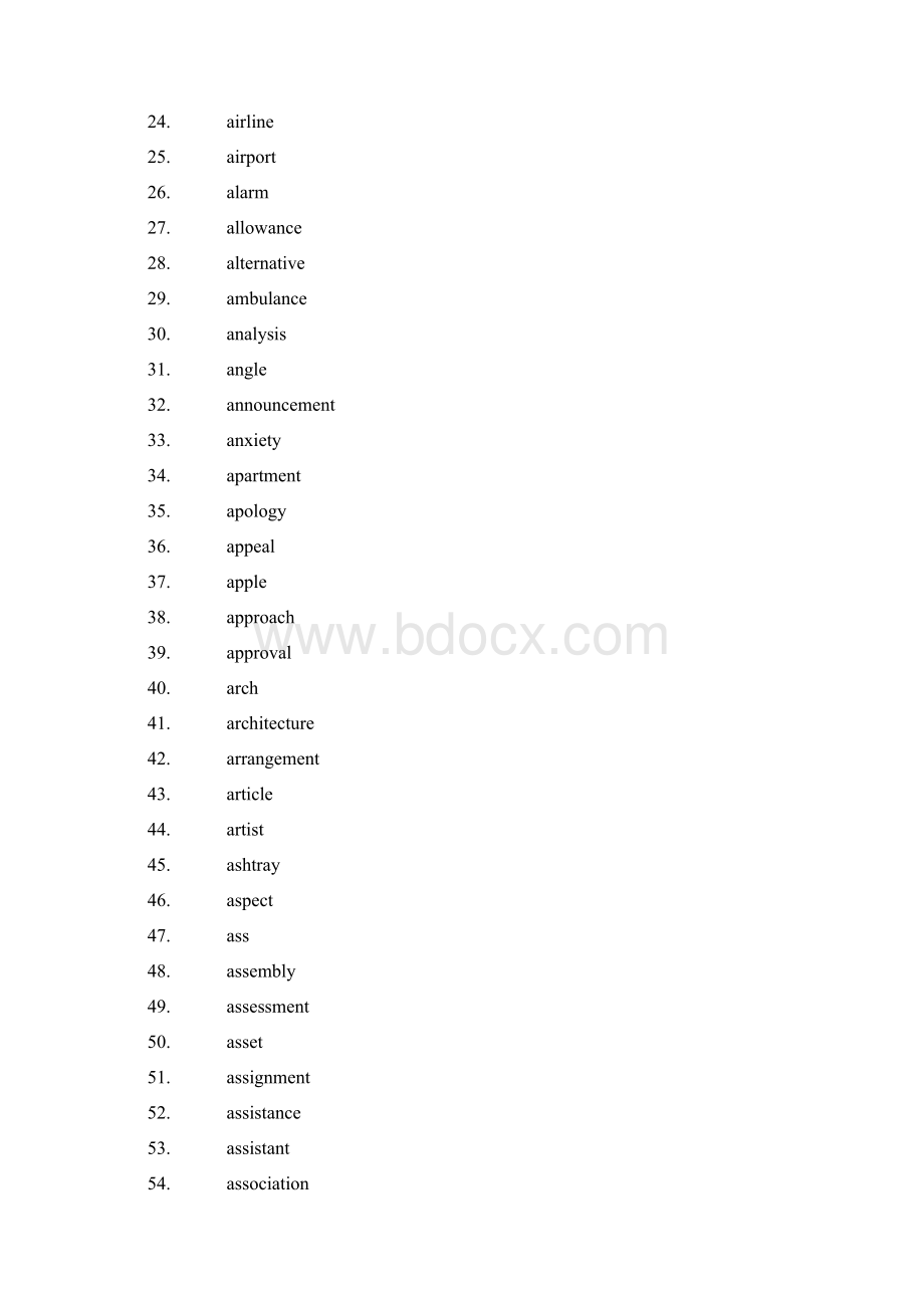 最新口语必备英语最常用单词3000个nounWord格式.docx_第2页