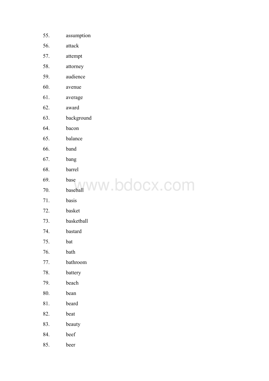 最新口语必备英语最常用单词3000个nounWord格式.docx_第3页