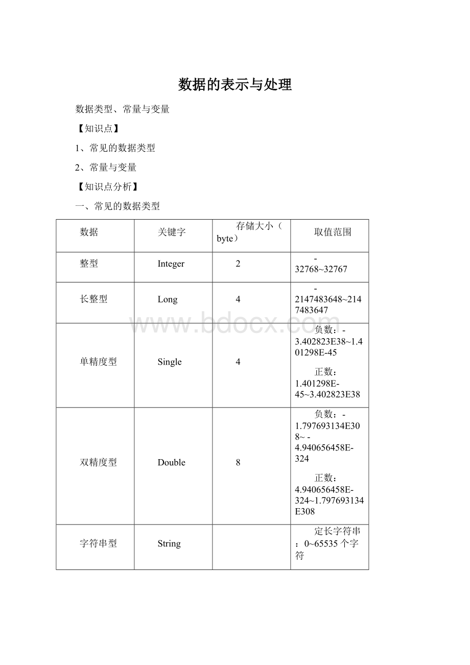 数据的表示与处理.docx