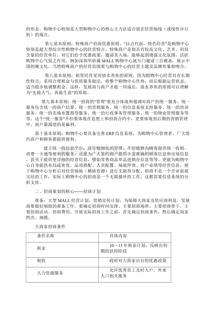 大型M精编l招商策划及招商计划实施Word文档下载推荐.docx_第2页