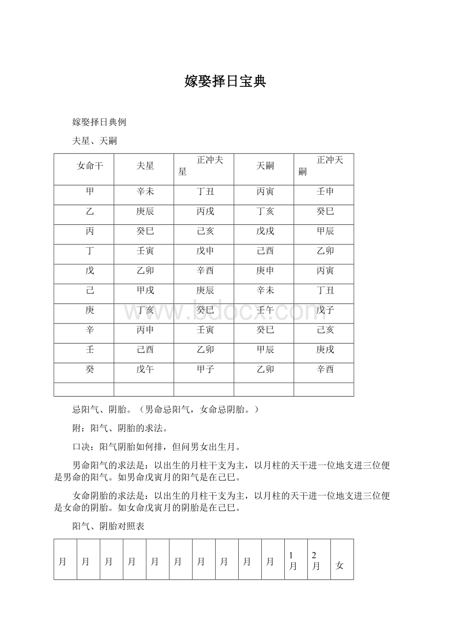 嫁娶择日宝典.docx_第1页