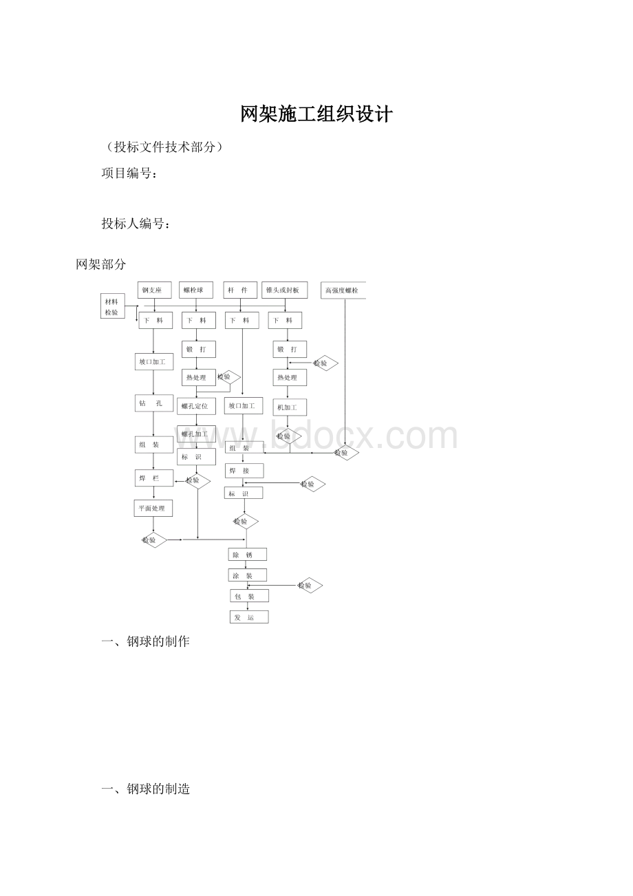 网架施工组织设计.docx