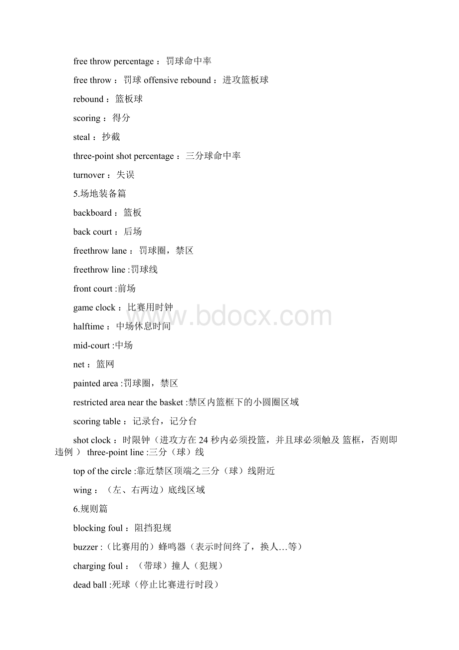 篮球英文专业术语Word格式.docx_第3页