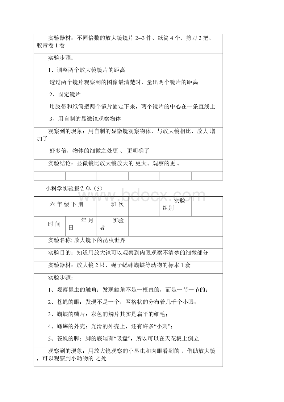 六年级下册科学实验报告单Word文档格式.docx_第3页