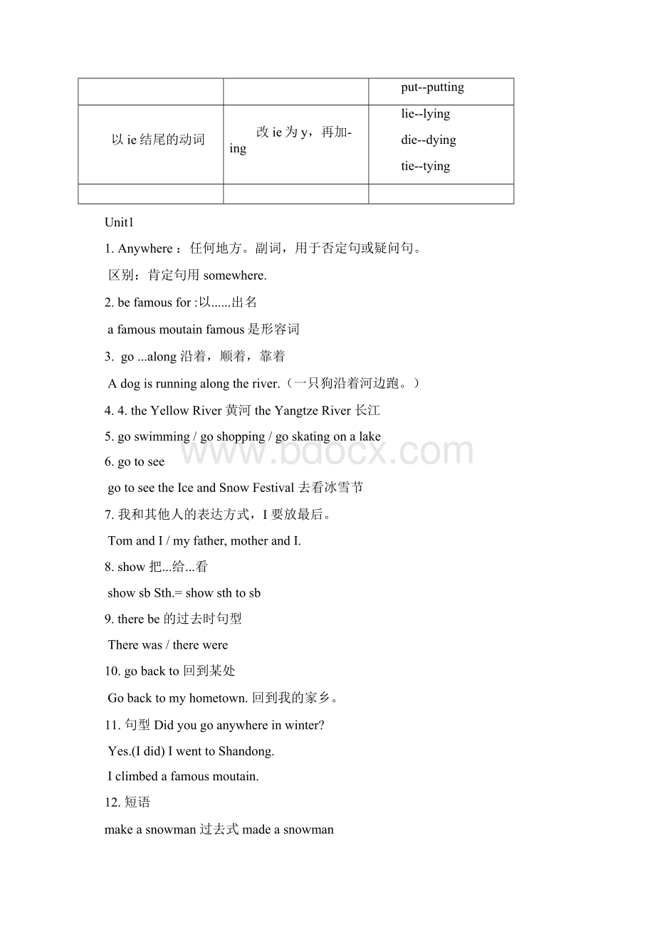 最新闽教版六年级下册英语复习资料Word格式文档下载.docx_第3页