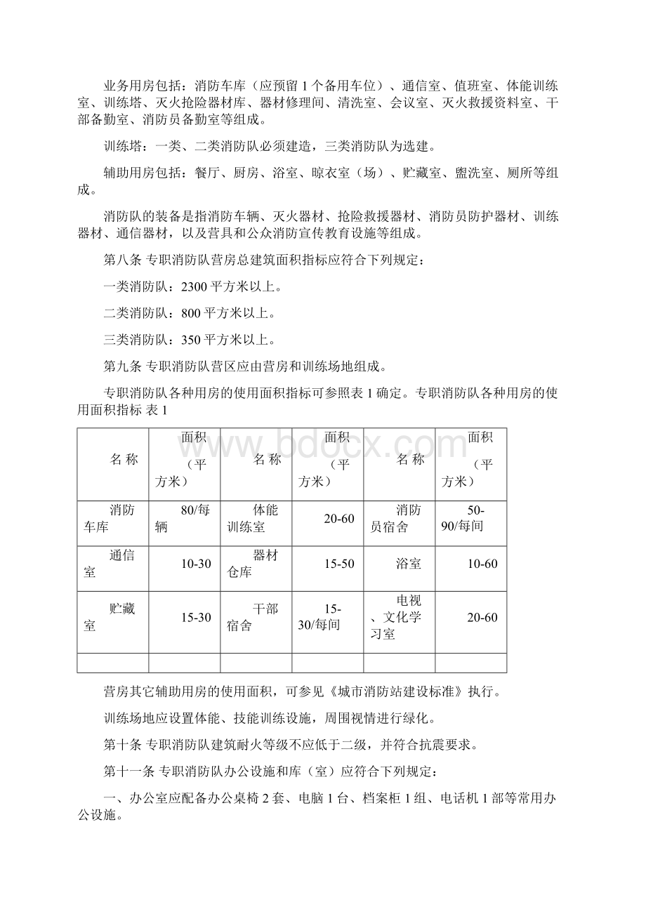 山东省专职消防队建设标准Word格式.docx_第2页