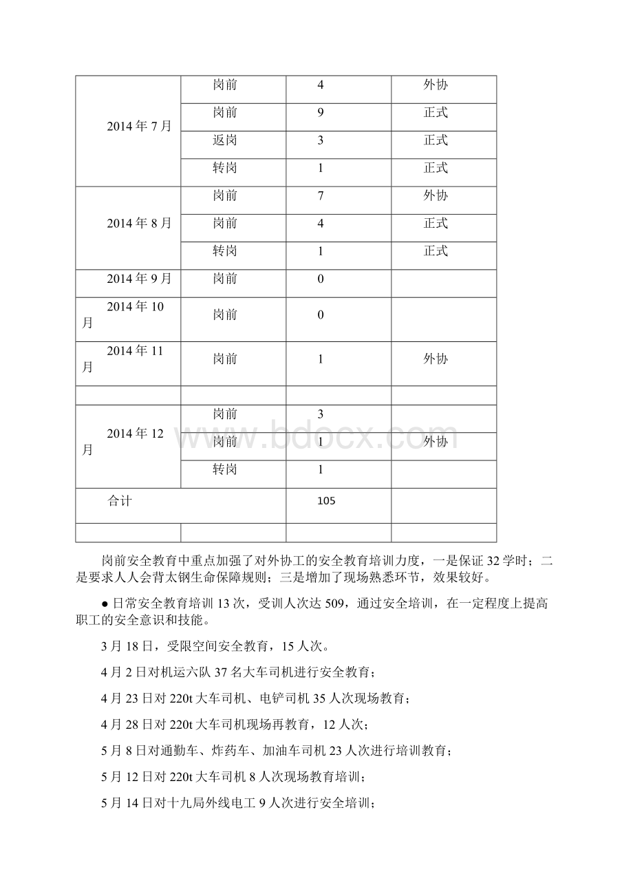 安全教育培训工作总结.docx_第2页