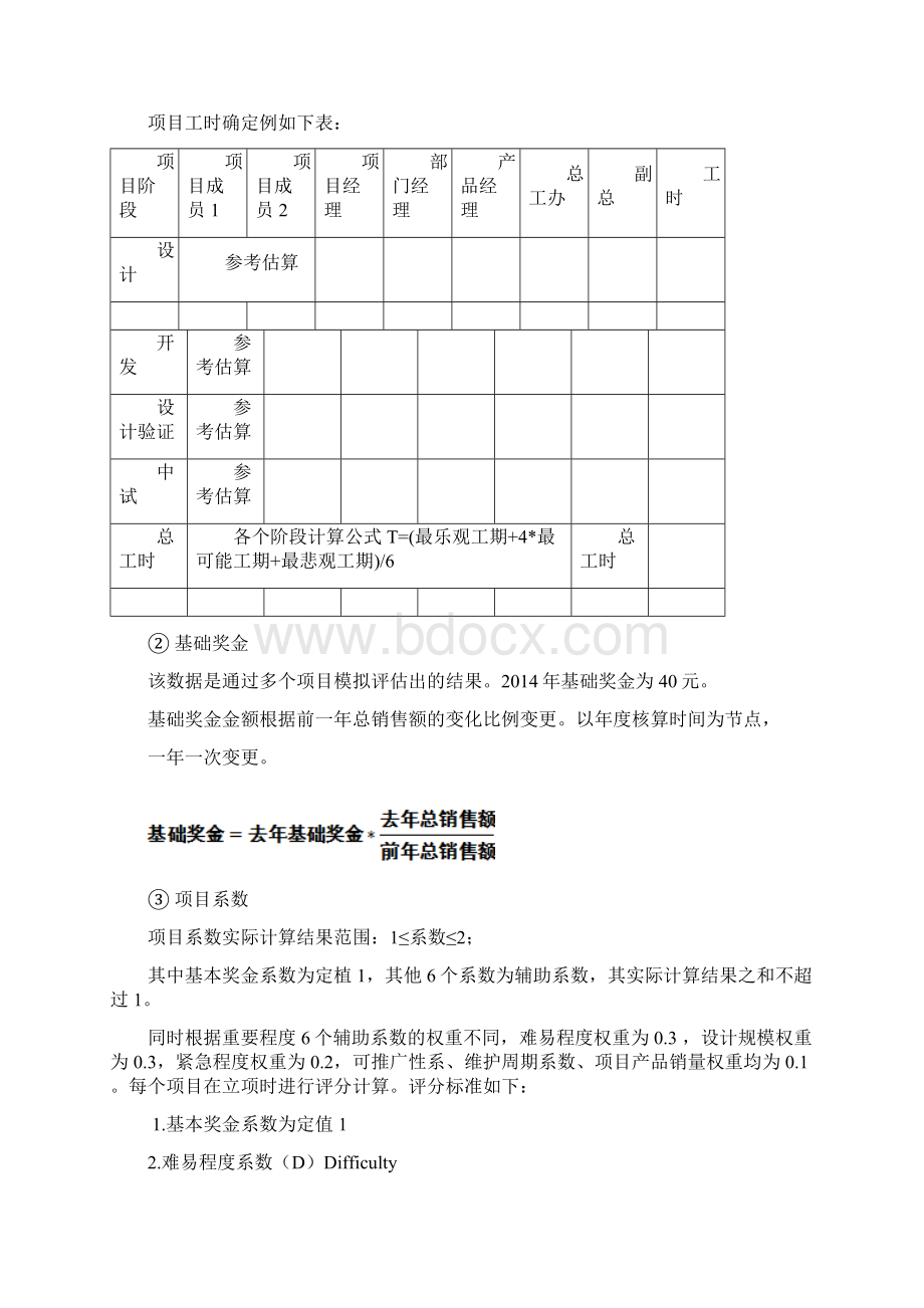 项目奖金激励制度AWord文档下载推荐.docx_第2页