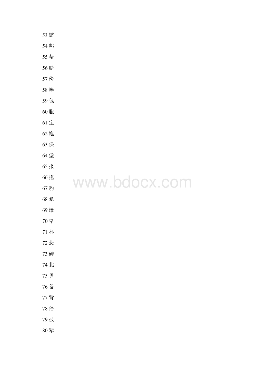 中考语文3500常用字Word文档下载推荐.docx_第3页